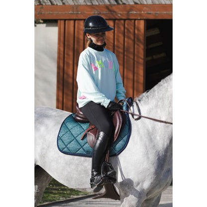 Tapis de selle Glitter Turquoise - Ju &amp; Pa