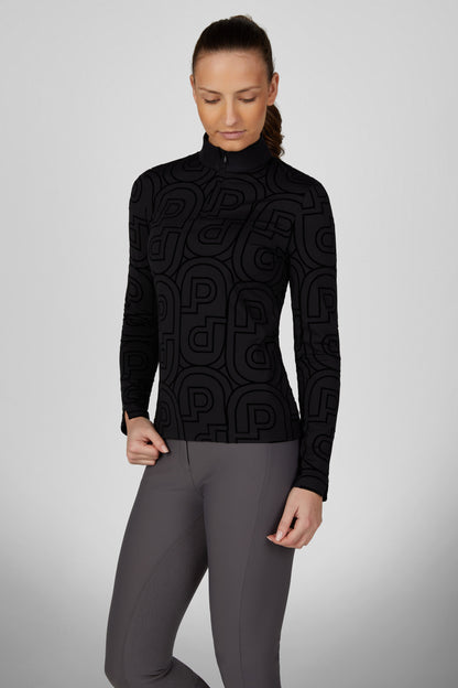 Polo manches longues Zip Print Shirt - Pikeur