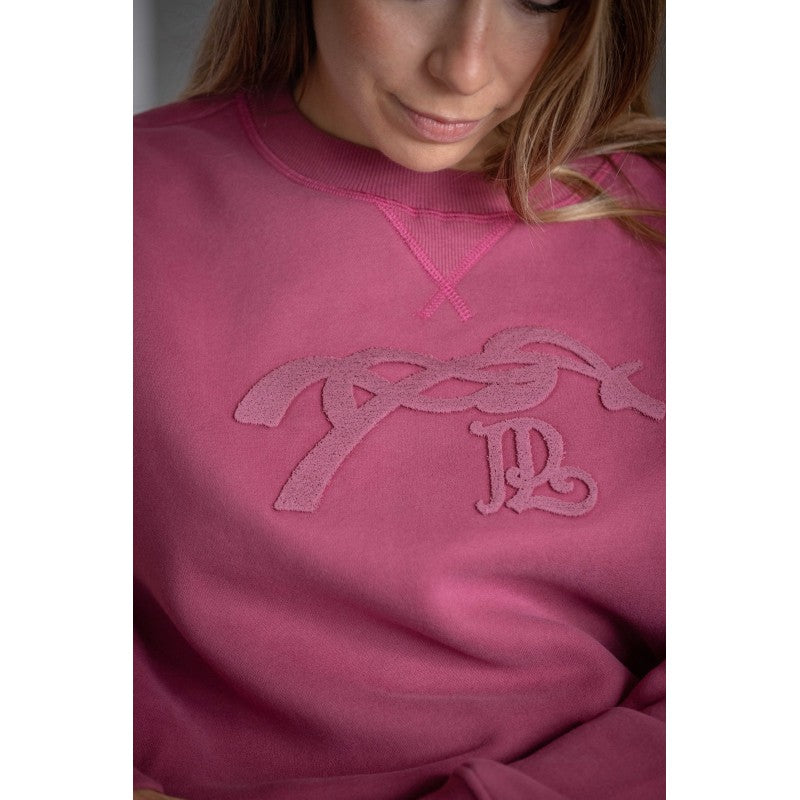 Sweat Bianca Framboise - PENELOPE COLLECTION