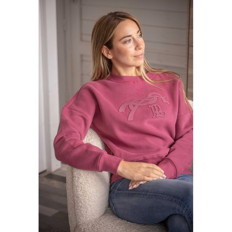 Sweat Bianca Framboise - PENELOPE COLLECTION