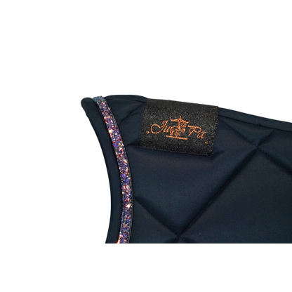 Tapis de selle Marine galon multicolore - JU&amp;PA