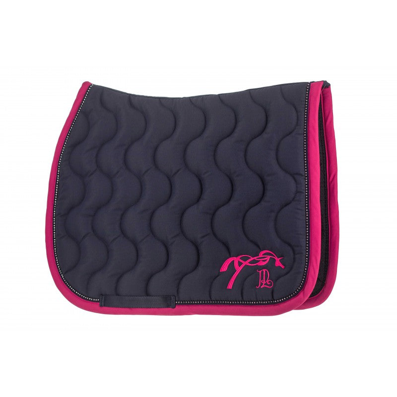 Tapis de selle Diamant Marine et Fuchsia - PENELOPE COLLECTION