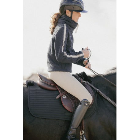 Tapis de selle Lyona Noir - PENELOPE COLLECTION