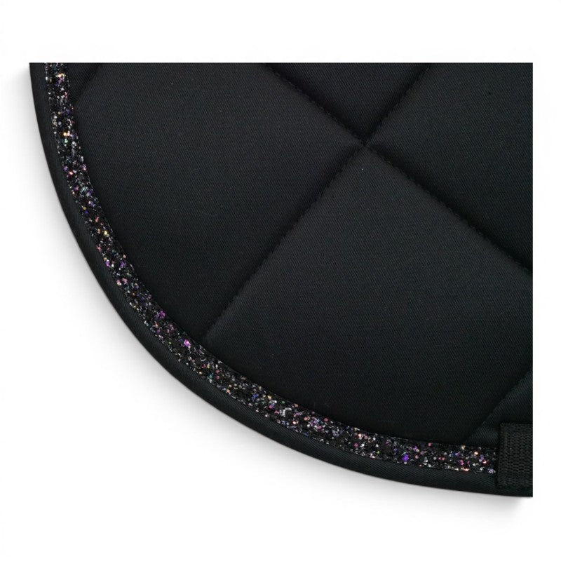 Tapis de selle Noir galon noir - JU&amp;PA